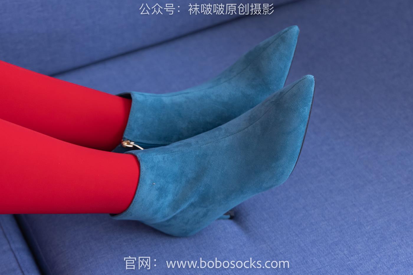 图片[79]-[BoBoSocks袜啵啵]NO.132 小甜豆-aj1板鞋、蓝色短靴、厚黑丝、厚红丝[145P] – 速更版-美库