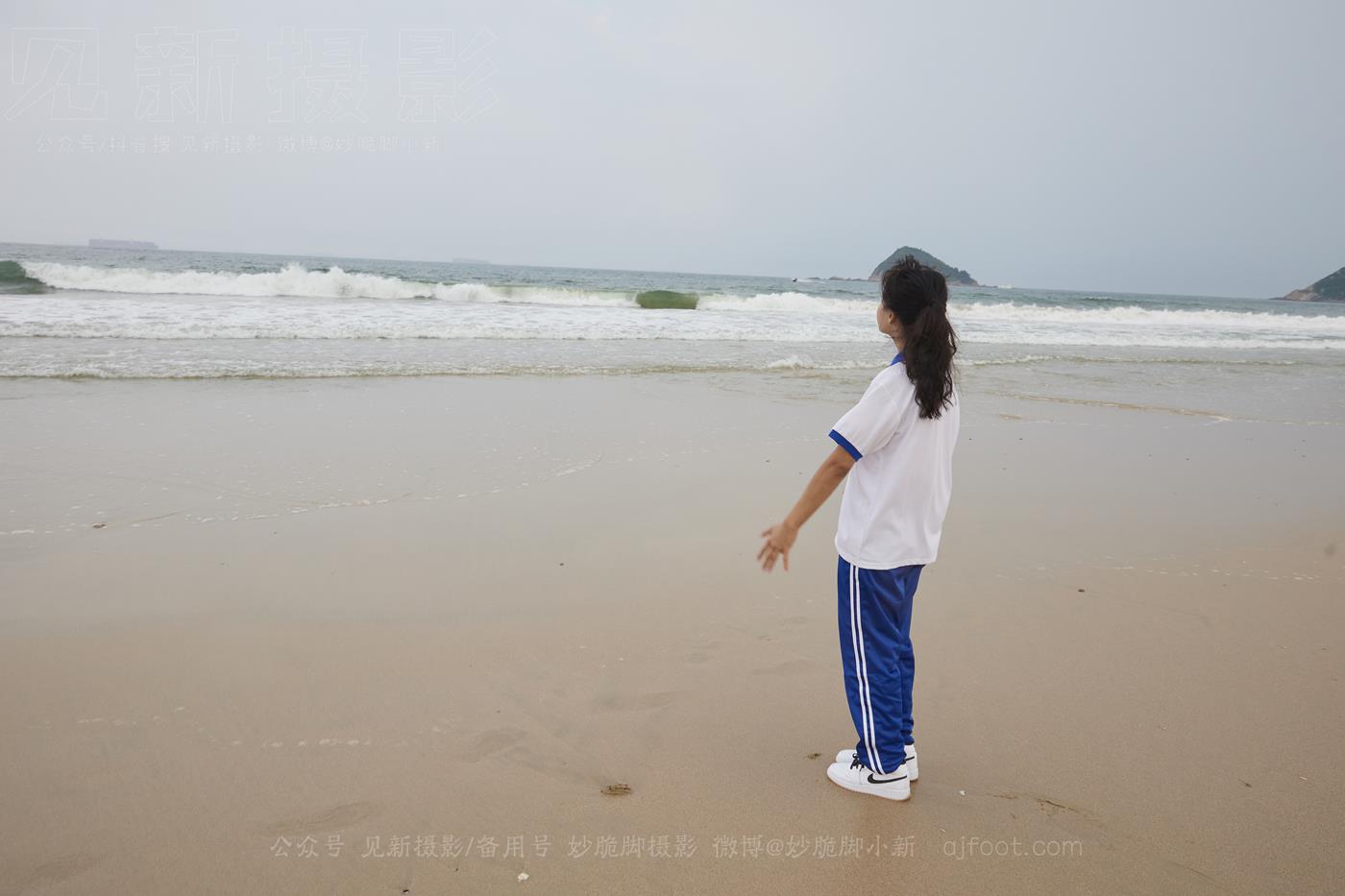 图片[153]-[见新摄影]NO.019 世界上最甜美的沙滩校园风，连海风都是甜的[252P] – 速更版-美库