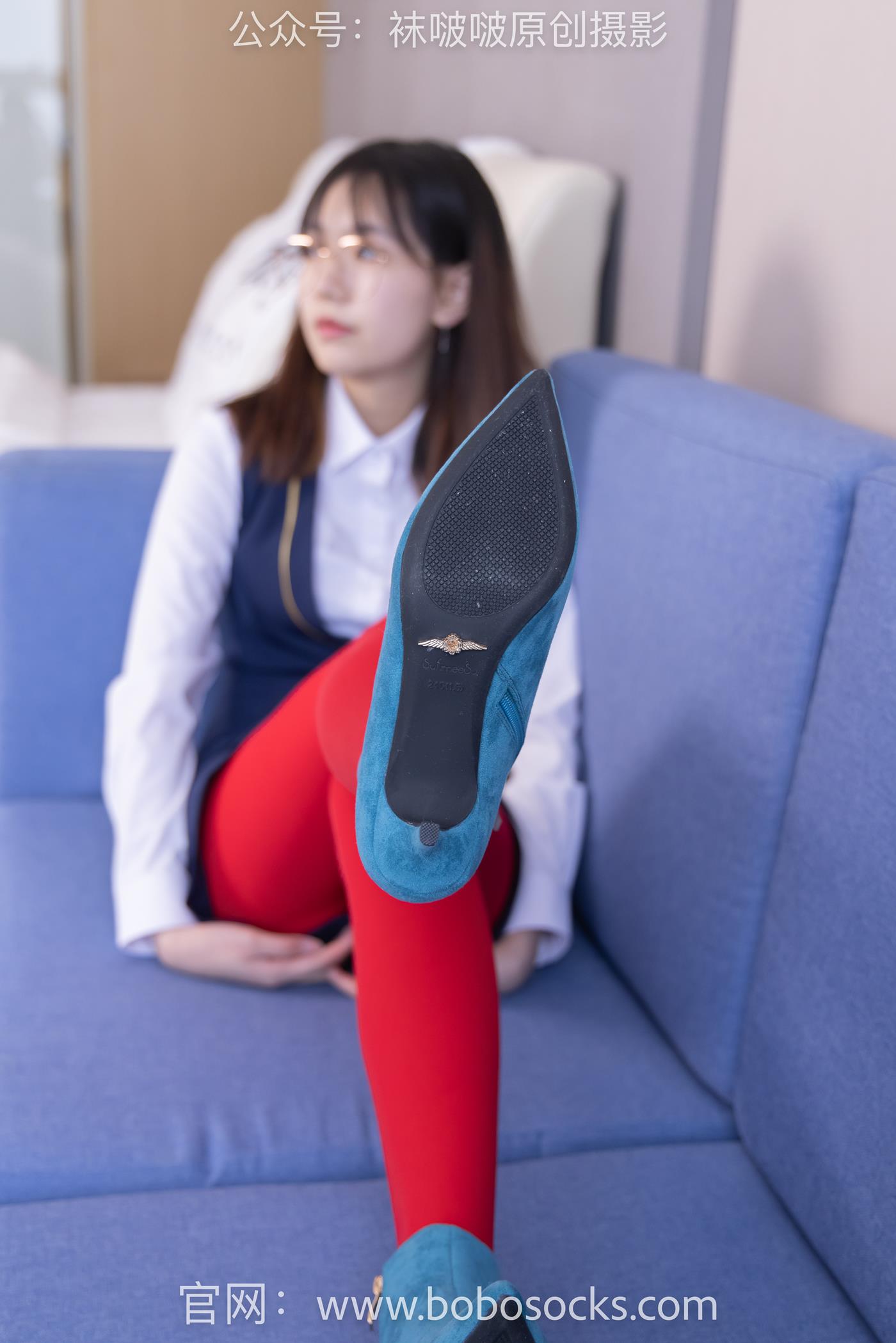 图片[81]-[BoBoSocks袜啵啵]NO.132 小甜豆-aj1板鞋、蓝色短靴、厚黑丝、厚红丝[145P] – 速更版-美库