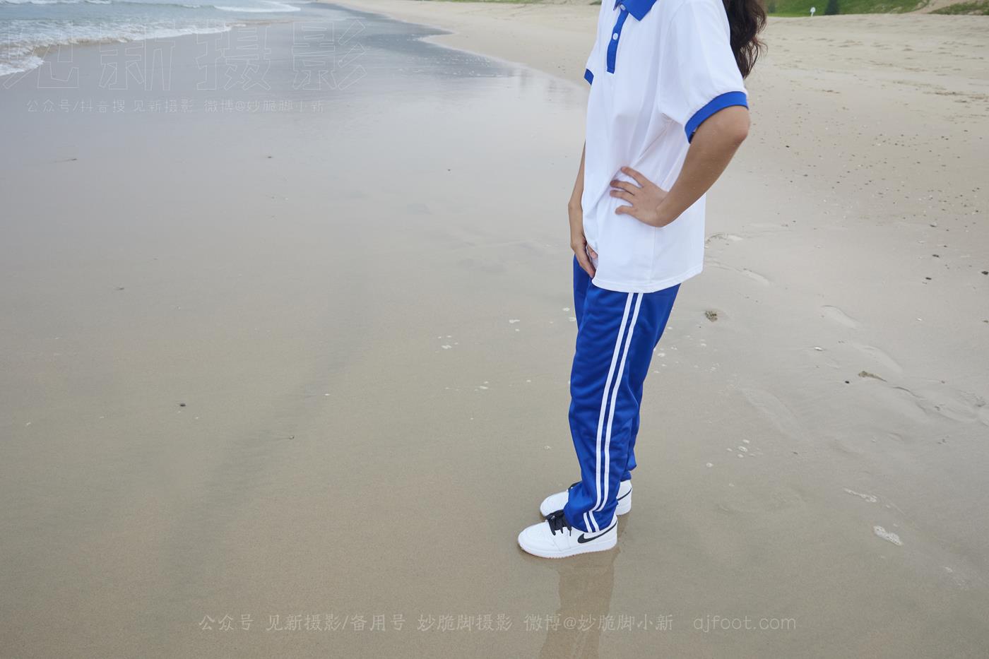 图片[155]-[见新摄影]NO.019 世界上最甜美的沙滩校园风，连海风都是甜的[252P] – 速更版-美库