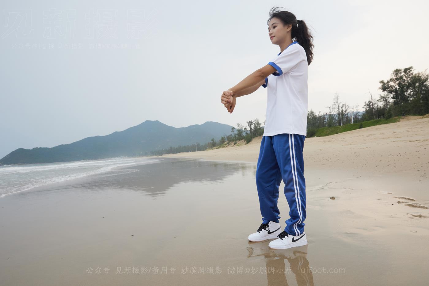 图片[156]-[见新摄影]NO.019 世界上最甜美的沙滩校园风，连海风都是甜的[252P] – 速更版-美库