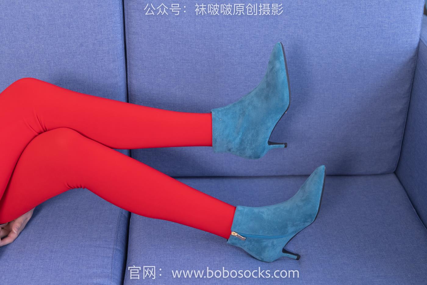 图片[82]-[BoBoSocks袜啵啵]NO.132 小甜豆-aj1板鞋、蓝色短靴、厚黑丝、厚红丝[145P] – 速更版-美库