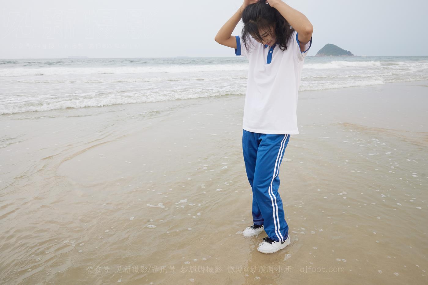 图片[168]-[见新摄影]NO.019 世界上最甜美的沙滩校园风，连海风都是甜的[252P] – 速更版-美库