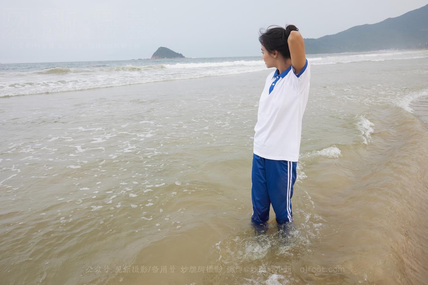 图片[174]-[见新摄影]NO.019 世界上最甜美的沙滩校园风，连海风都是甜的[252P] – 速更版-美库