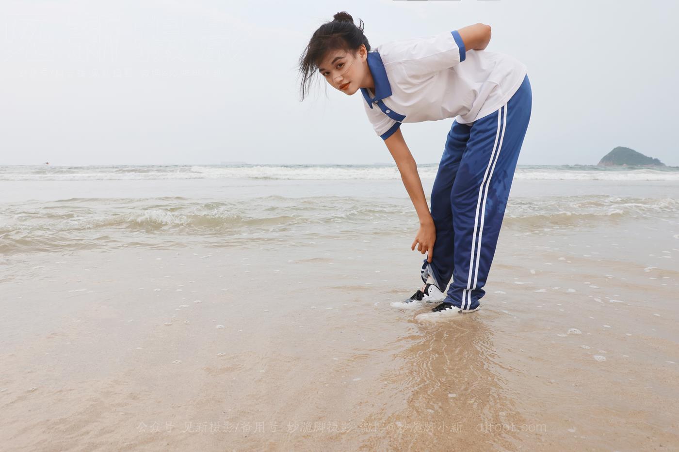 图片[182]-[见新摄影]NO.019 世界上最甜美的沙滩校园风，连海风都是甜的[252P] – 速更版-美库