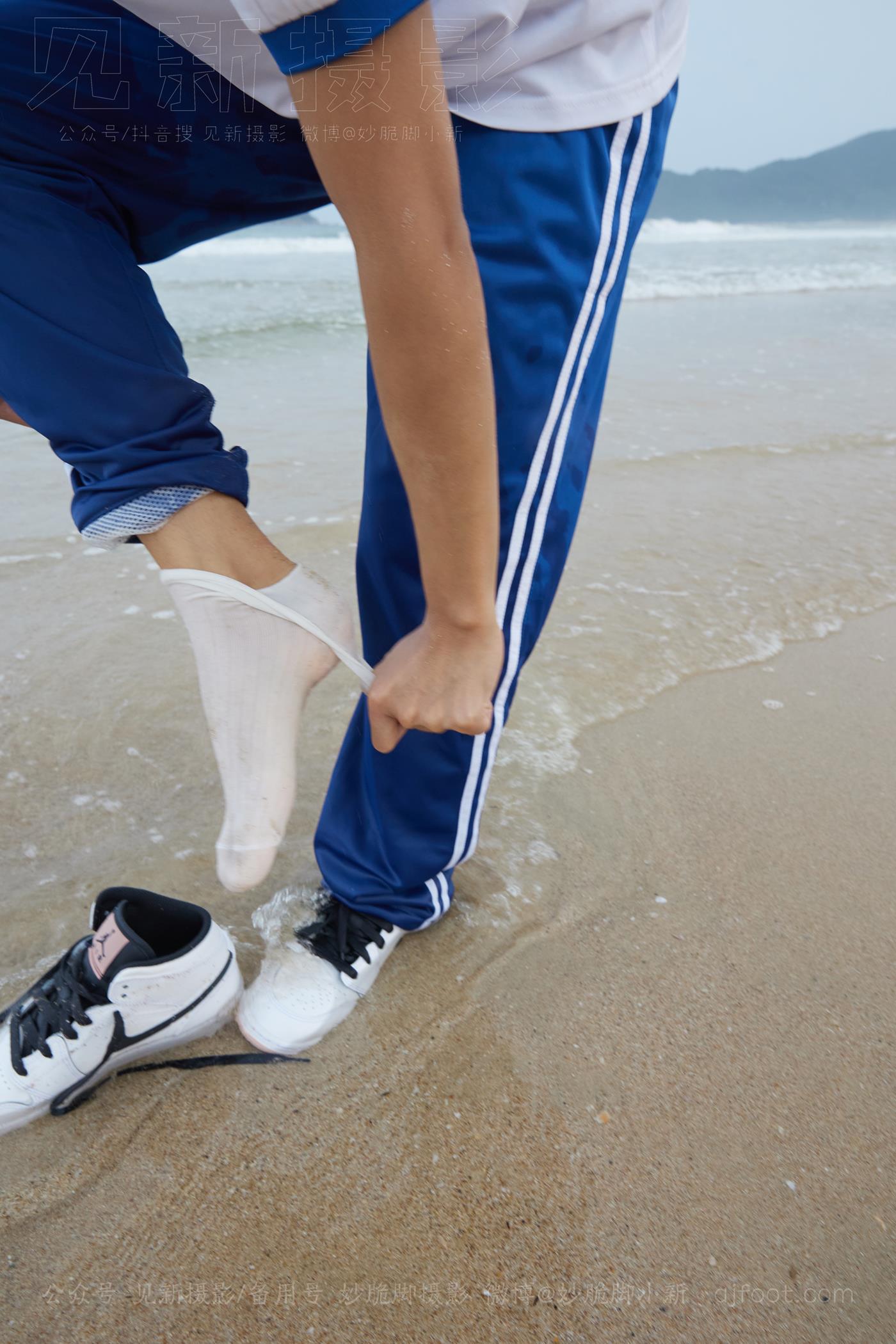 图片[189]-[见新摄影]NO.019 世界上最甜美的沙滩校园风，连海风都是甜的[252P] – 速更版-美库