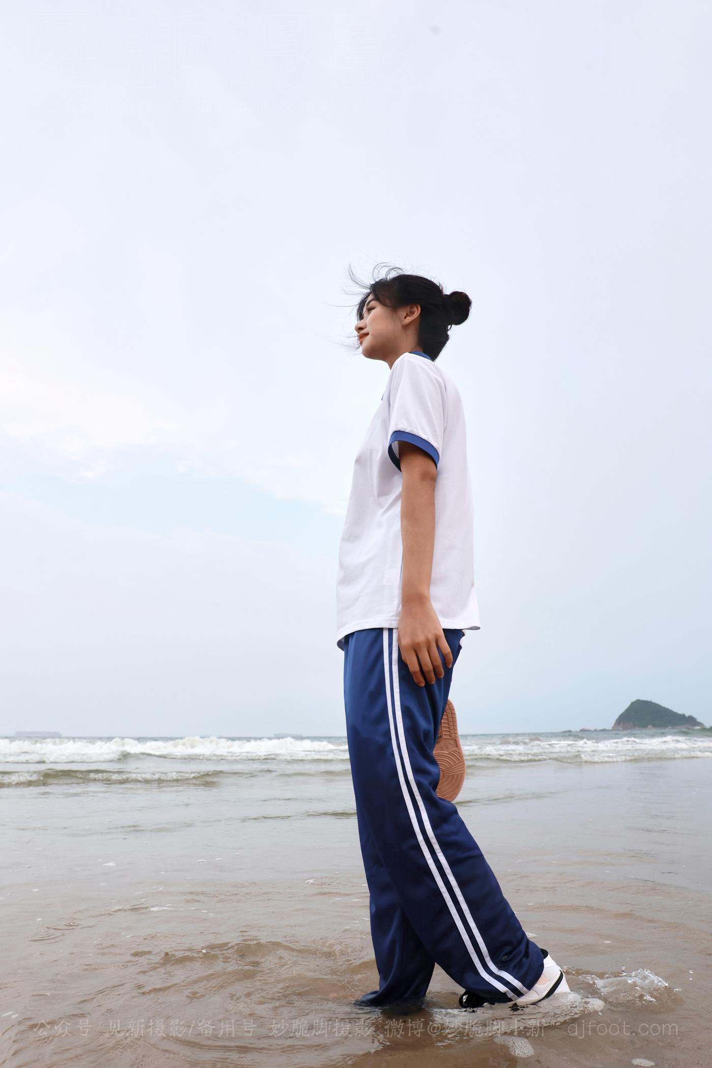 图片[199]-[见新摄影]NO.019 世界上最甜美的沙滩校园风，连海风都是甜的[252P] – 速更版-美库