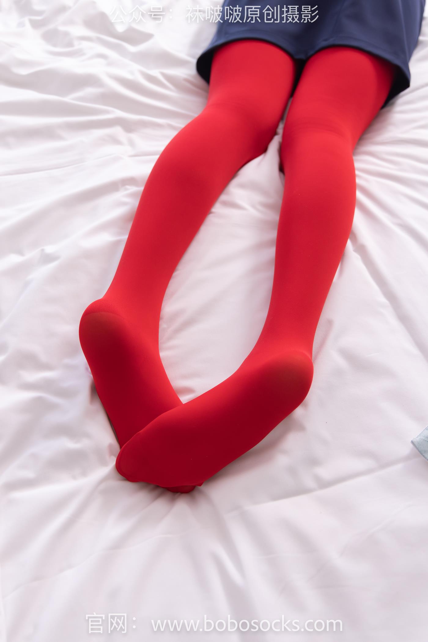 图片[131]-[BoBoSocks袜啵啵]NO.132 小甜豆-aj1板鞋、蓝色短靴、厚黑丝、厚红丝[145P] – 速更版-美库