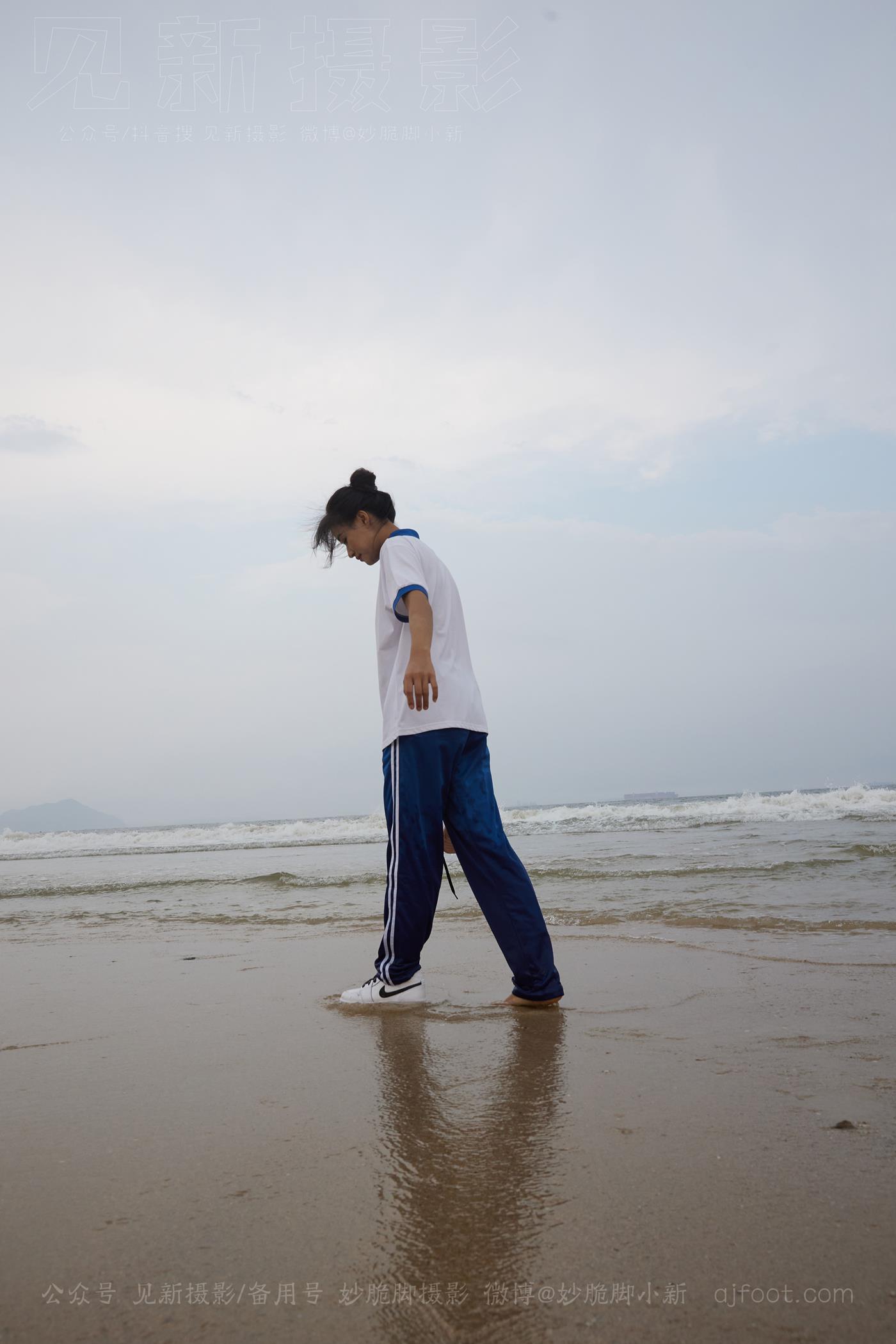 图片[202]-[见新摄影]NO.019 世界上最甜美的沙滩校园风，连海风都是甜的[252P] – 速更版-美库