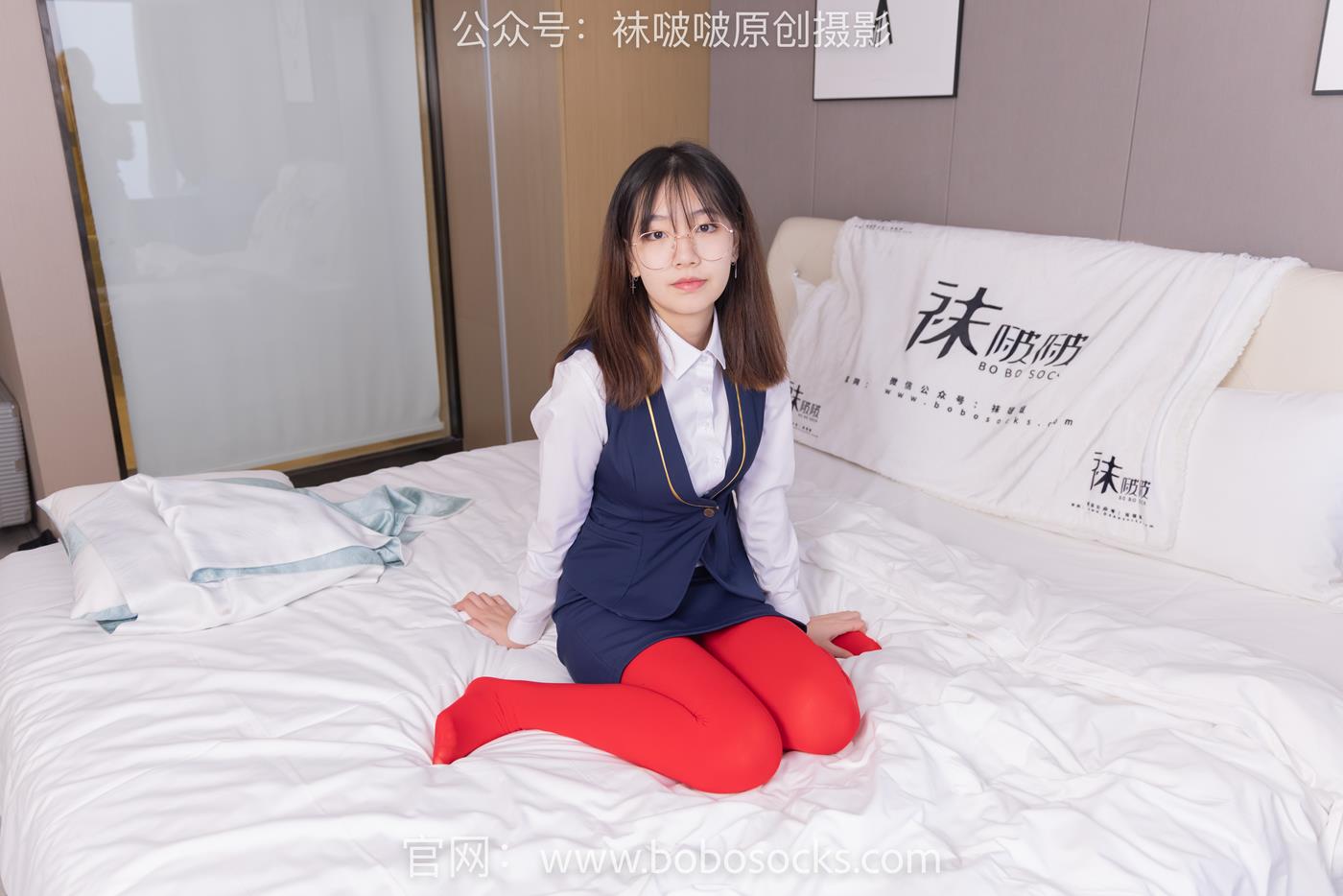 图片[135]-[BoBoSocks袜啵啵]NO.132 小甜豆-aj1板鞋、蓝色短靴、厚黑丝、厚红丝[145P] – 速更版-美库