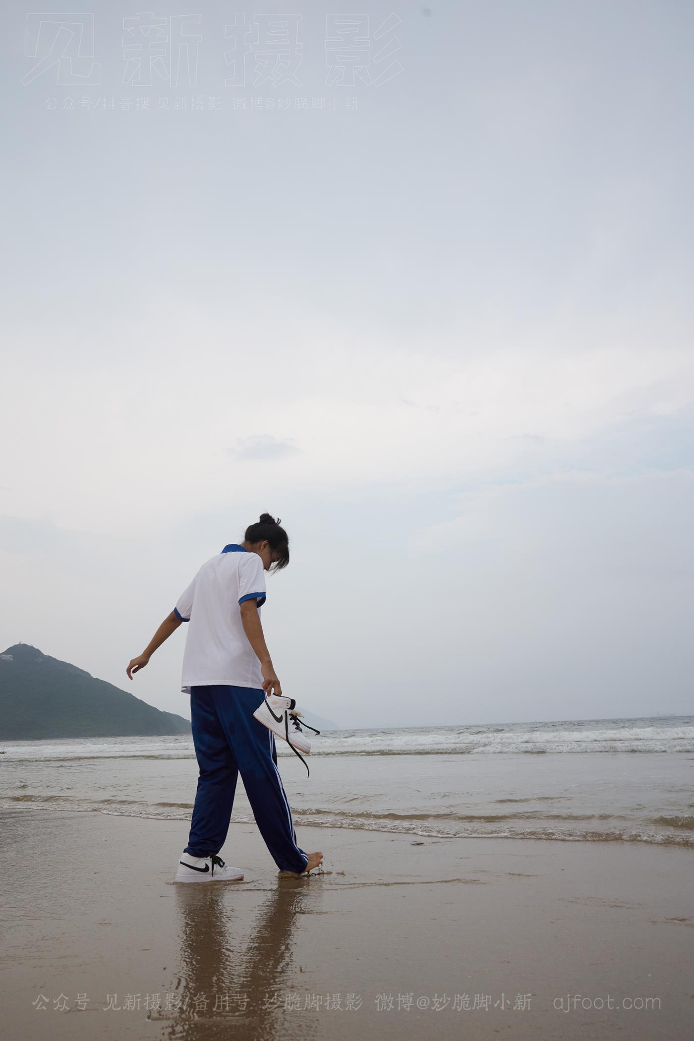 图片[204]-[见新摄影]NO.019 世界上最甜美的沙滩校园风，连海风都是甜的[252P] – 速更版-美库