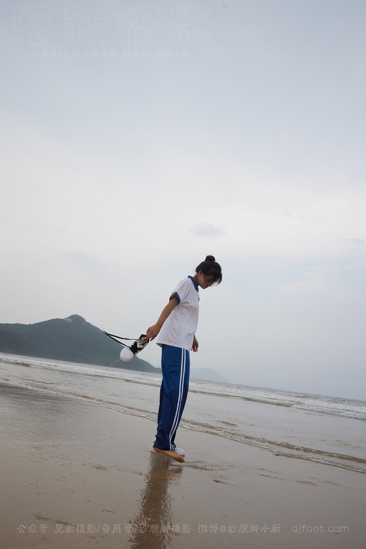 图片[205]-[见新摄影]NO.019 世界上最甜美的沙滩校园风，连海风都是甜的[252P] – 速更版-美库