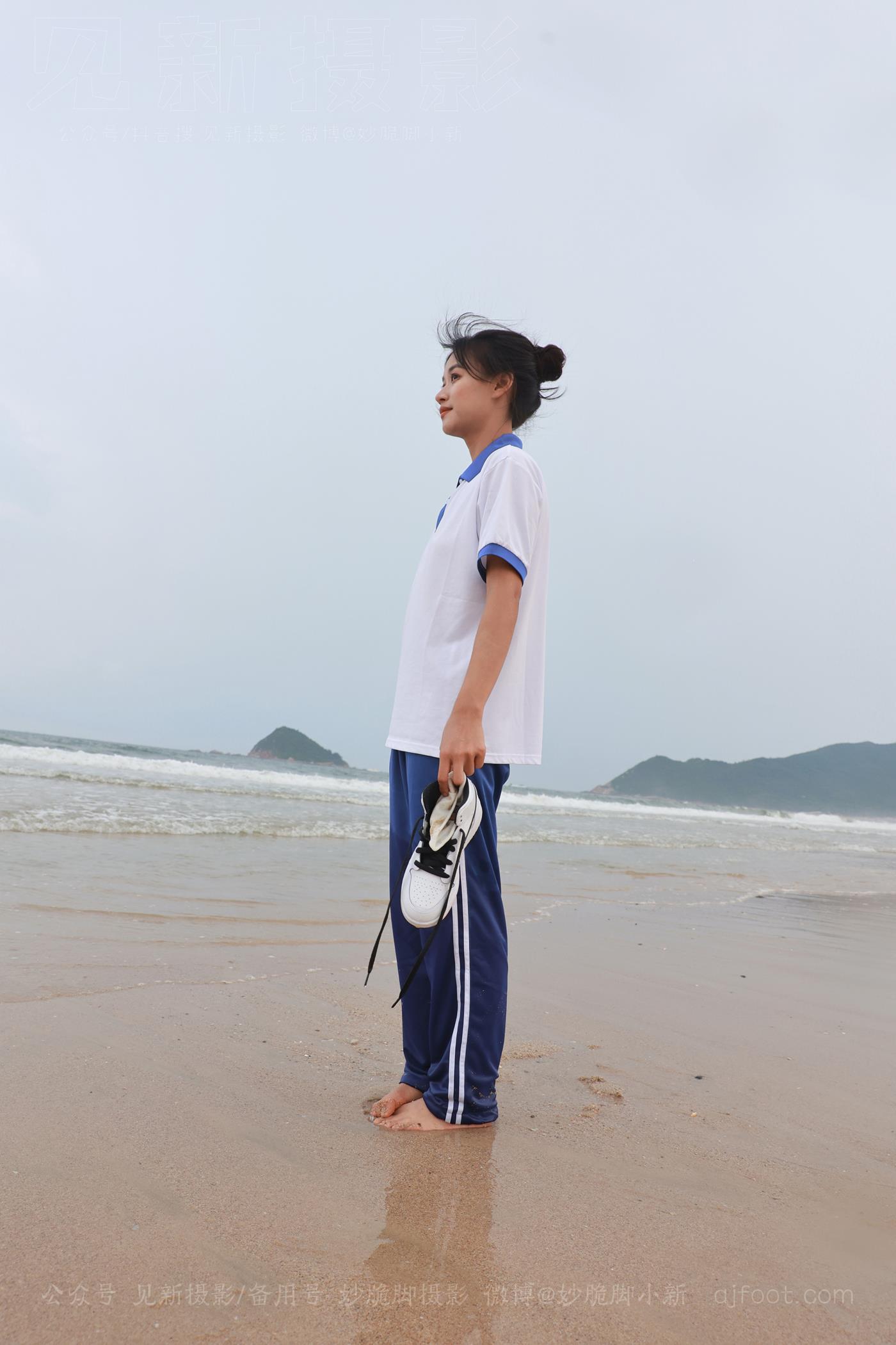 图片[234]-[见新摄影]NO.019 世界上最甜美的沙滩校园风，连海风都是甜的[252P] – 速更版-美库