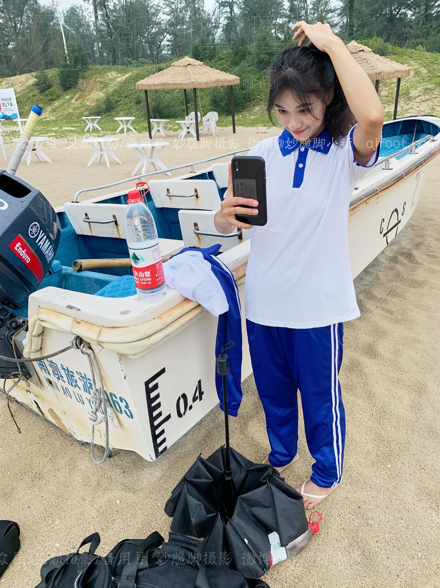 图片[253]-[见新摄影]NO.019 世界上最甜美的沙滩校园风，连海风都是甜的[252P] – 速更版-美库