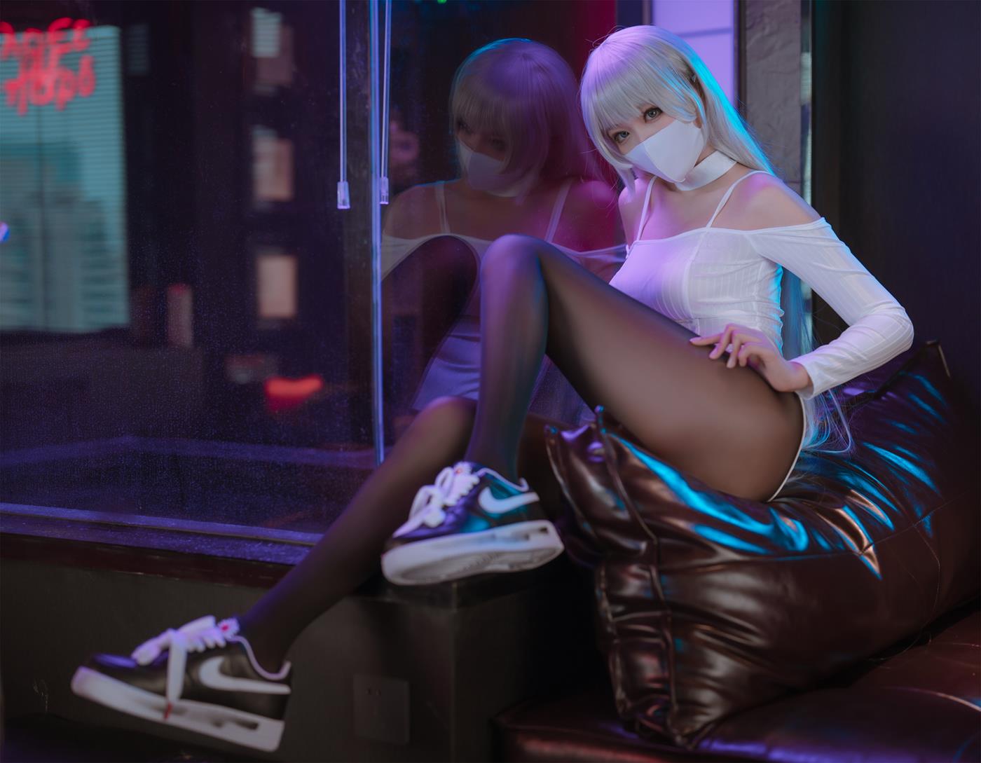 图片[10]-轩萧学姐  高开叉运动鞋 茑 [61P] – 速更版-美库