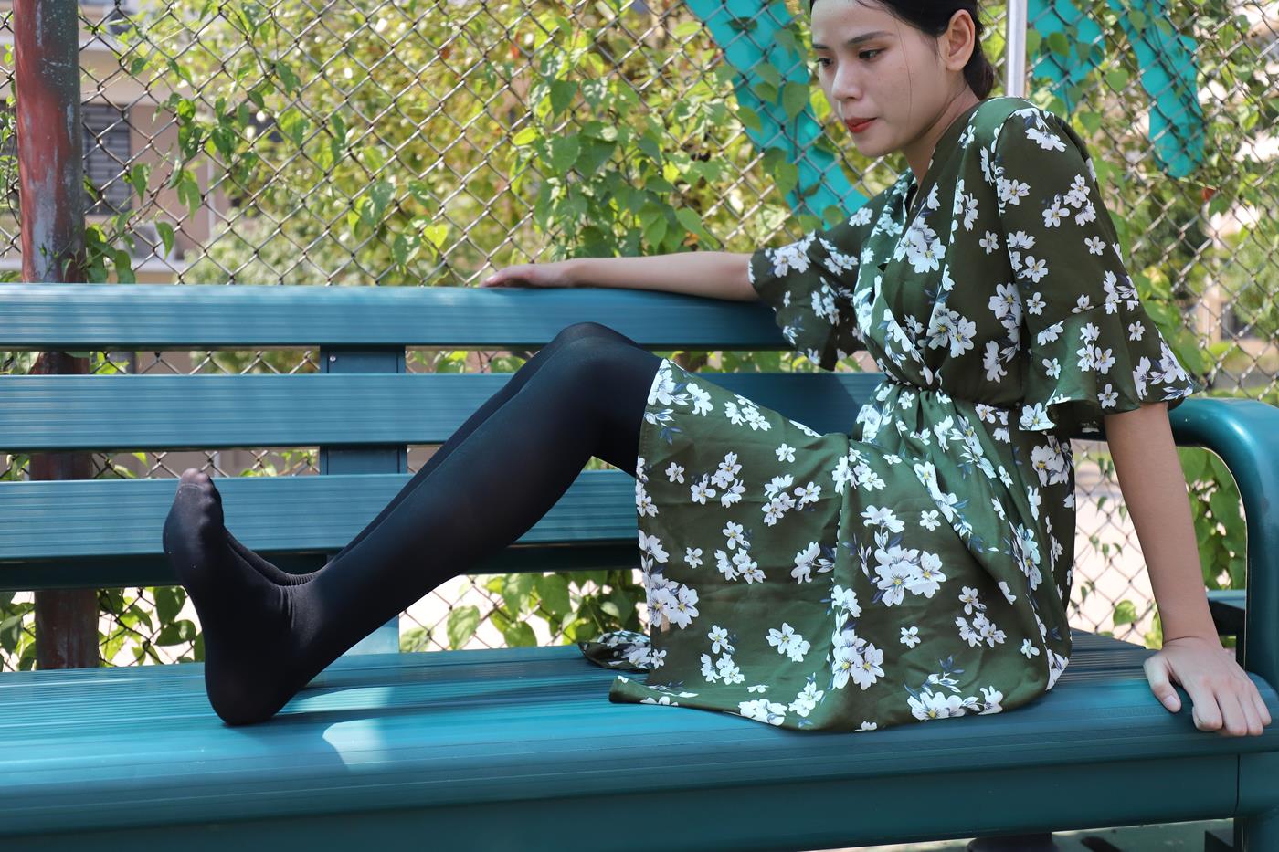 图片[11]-大西瓜爱牙膏-2019 9月活动 模特2（二） 黑丝碎花裙 (2) [72P] – 速更版-美库