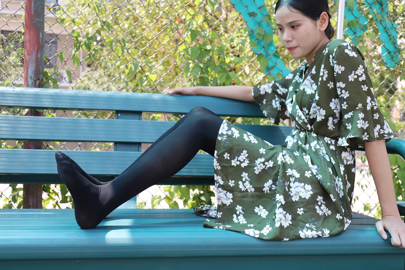 图片[12]-大西瓜爱牙膏-2019 9月活动 模特2（二） 黑丝碎花裙 (2) [72P] – 速更版-美库