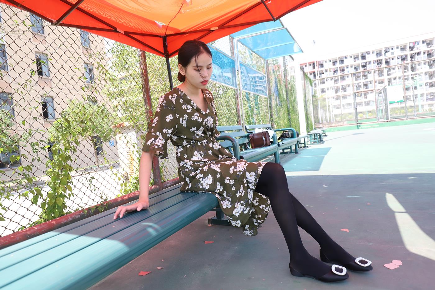 图片[25]-大西瓜爱牙膏-2019 9月活动 模特2（二） 黑丝碎花裙 (1) [74P] – 速更版-美库