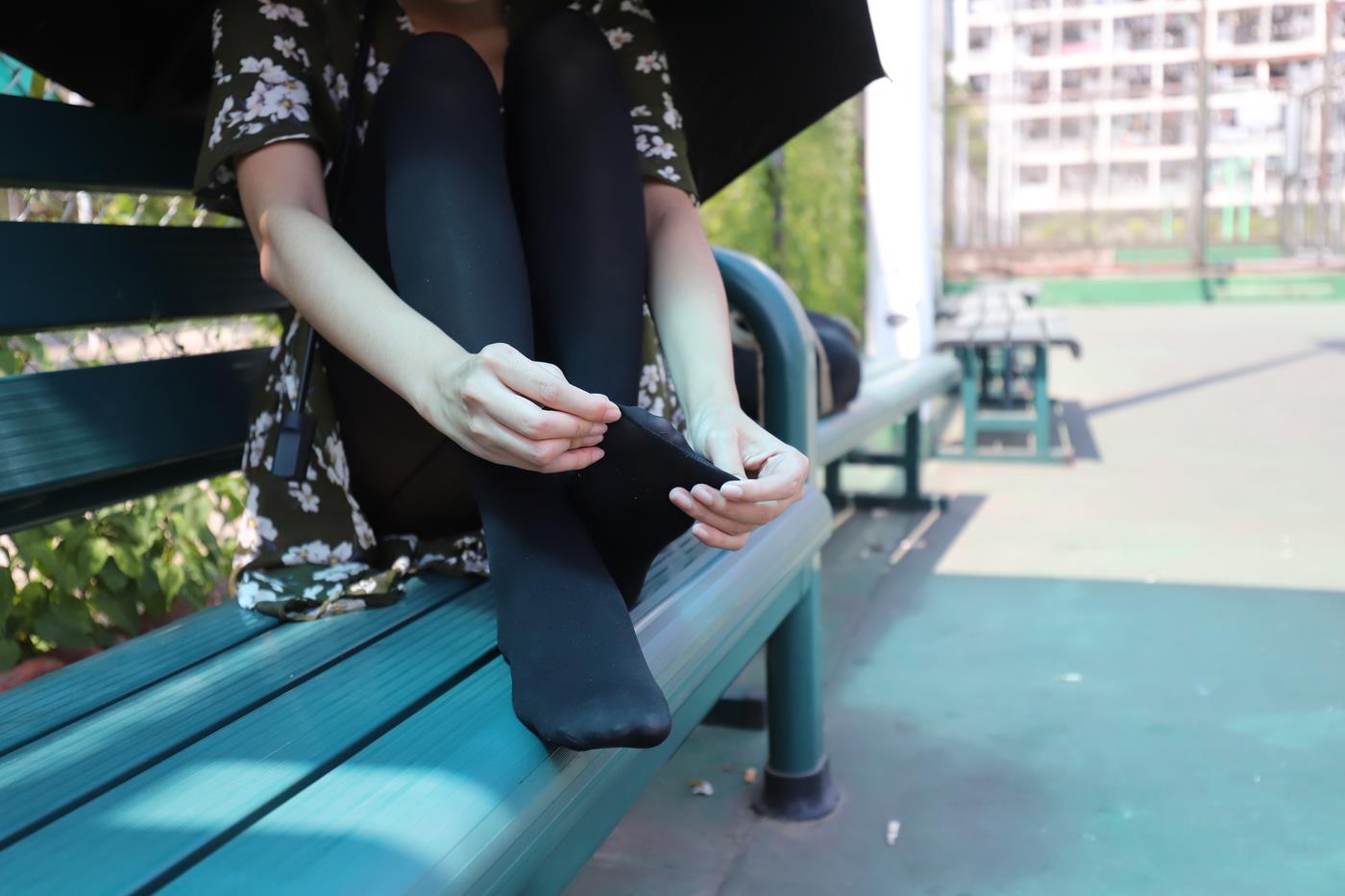 图片[14]-大西瓜爱牙膏-2019 9月活动 模特2（二） 黑丝碎花裙 (3) [70P] – 速更版-美库