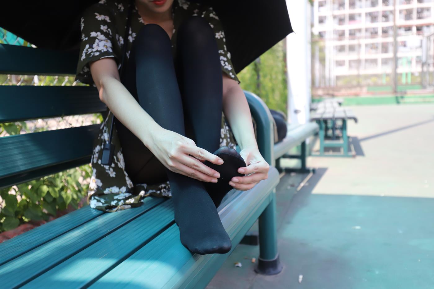 图片[17]-大西瓜爱牙膏-2019 9月活动 模特2（二） 黑丝碎花裙 (3) [70P] – 速更版-美库