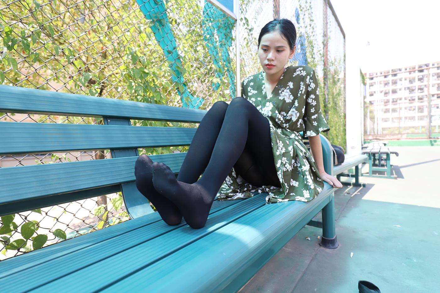 图片[25]-大西瓜爱牙膏-2019 9月活动 模特2（二） 黑丝碎花裙 (2) [72P] – 速更版-美库