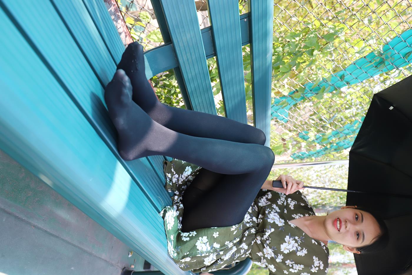 图片[23]-大西瓜爱牙膏-2019 9月活动 模特2（二） 黑丝碎花裙 (3) [70P] – 速更版-美库