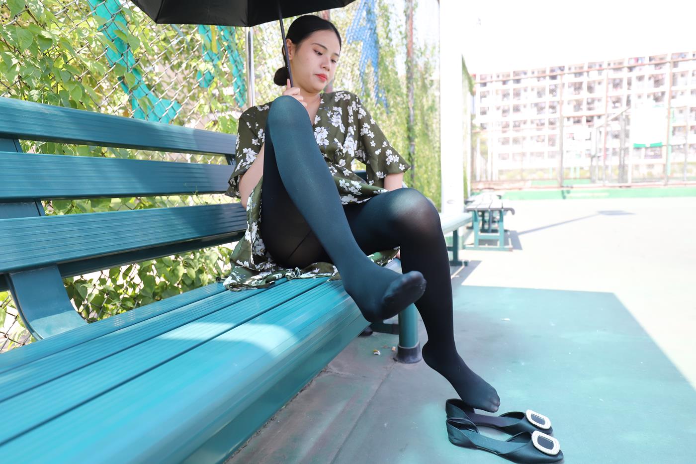 图片[33]-大西瓜爱牙膏-2019 9月活动 模特2（二） 黑丝碎花裙 (3) [70P] – 速更版-美库