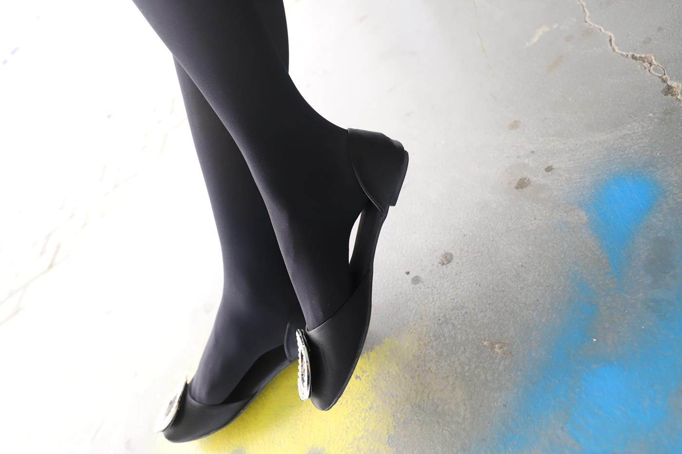 图片[14]-大西瓜爱牙膏-2019 9月活动 模特2（二） 黑丝碎花裙 (5) [85P] – 速更版-美库