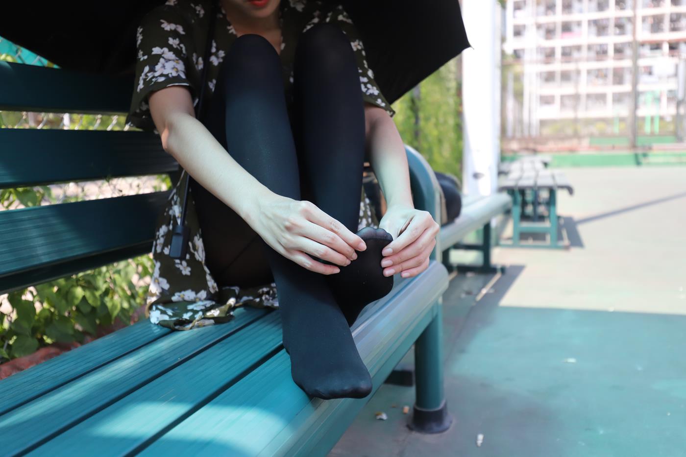 图片[35]-大西瓜爱牙膏-2019 9月活动 模特2（二） 黑丝碎花裙 (4) [85P] – 速更版-美库