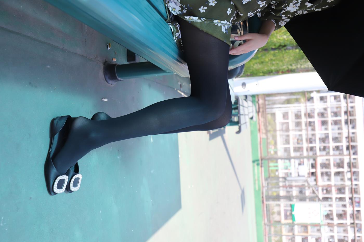 图片[39]-大西瓜爱牙膏-2019 9月活动 模特2（二） 黑丝碎花裙 (4) [85P] – 速更版-美库