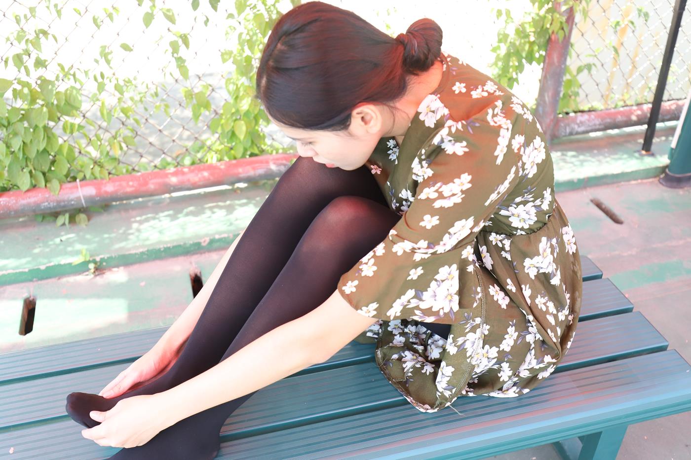 图片[14]-大西瓜爱牙膏-2019 9月活动 模特2（二） 黑丝碎花裙 (6) [60P] – 速更版-美库