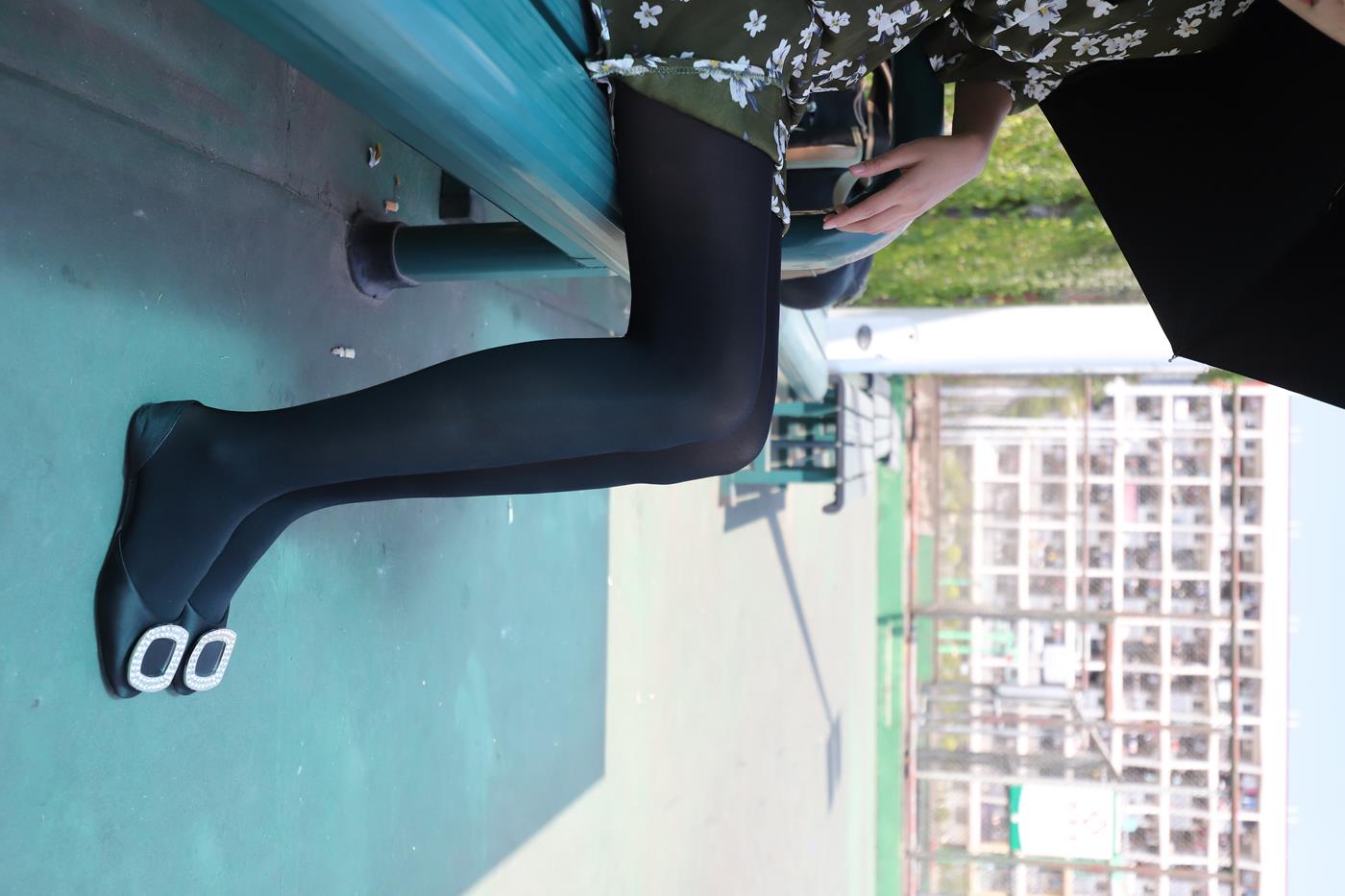 图片[42]-大西瓜爱牙膏-2019 9月活动 模特2（二） 黑丝碎花裙 (4) [85P] – 速更版-美库