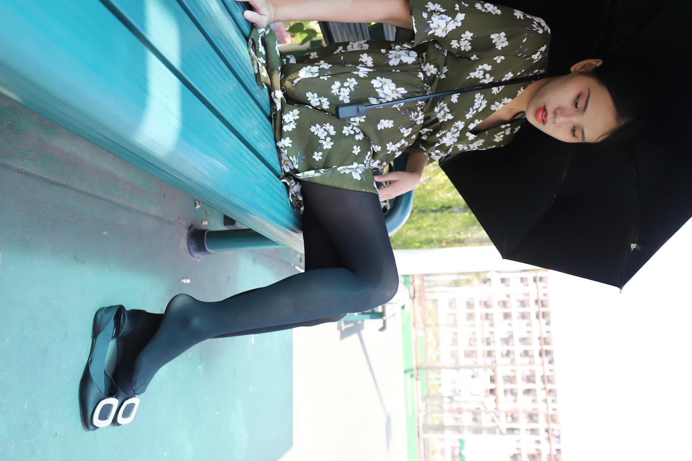 图片[43]-大西瓜爱牙膏-2019 9月活动 模特2（二） 黑丝碎花裙 (4) [85P] – 速更版-美库