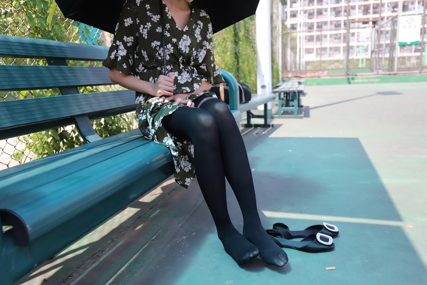 图片[46]-大西瓜爱牙膏-2019 9月活动 模特2（二） 黑丝碎花裙 (4) [85P] – 速更版-美库