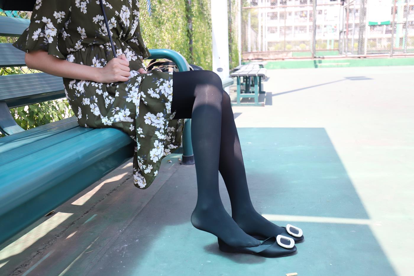 图片[49]-大西瓜爱牙膏-2019 9月活动 模特2（二） 黑丝碎花裙 (4) [85P] – 速更版-美库