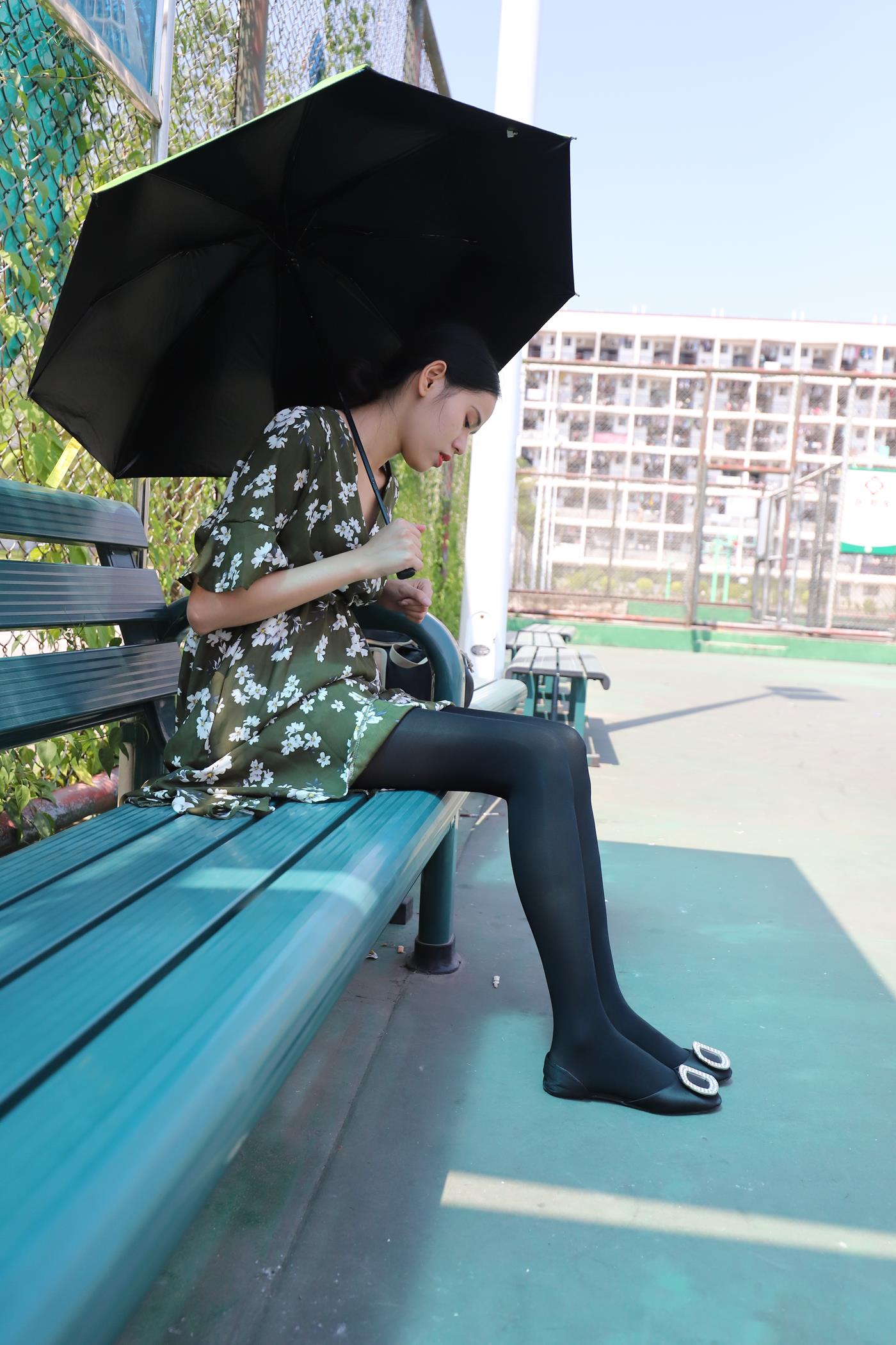 图片[60]-大西瓜爱牙膏-2019 9月活动 模特2（二） 黑丝碎花裙 (3) [70P] – 速更版-美库