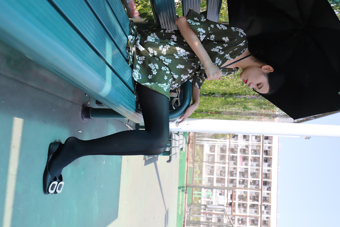 图片[64]-大西瓜爱牙膏-2019 9月活动 模特2（二） 黑丝碎花裙 (3) [70P] – 速更版-美库