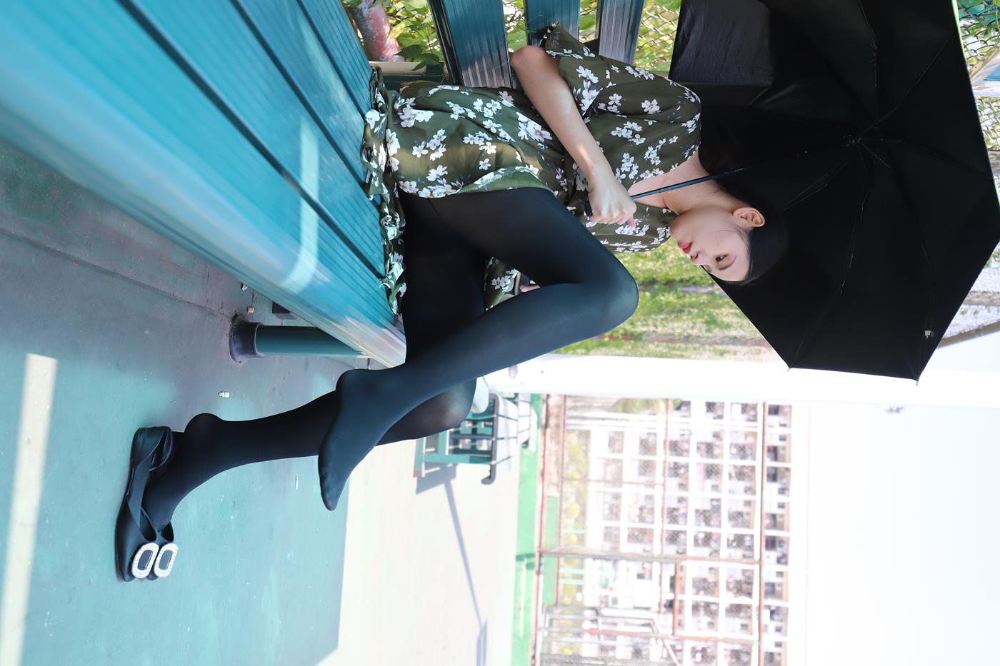 图片[65]-大西瓜爱牙膏-2019 9月活动 模特2（二） 黑丝碎花裙 (3) [70P] – 速更版-美库