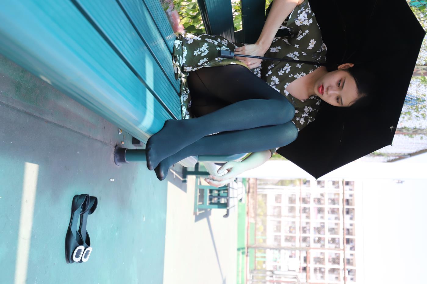 图片[69]-大西瓜爱牙膏-2019 9月活动 模特2（二） 黑丝碎花裙 (3) [70P] – 速更版-美库