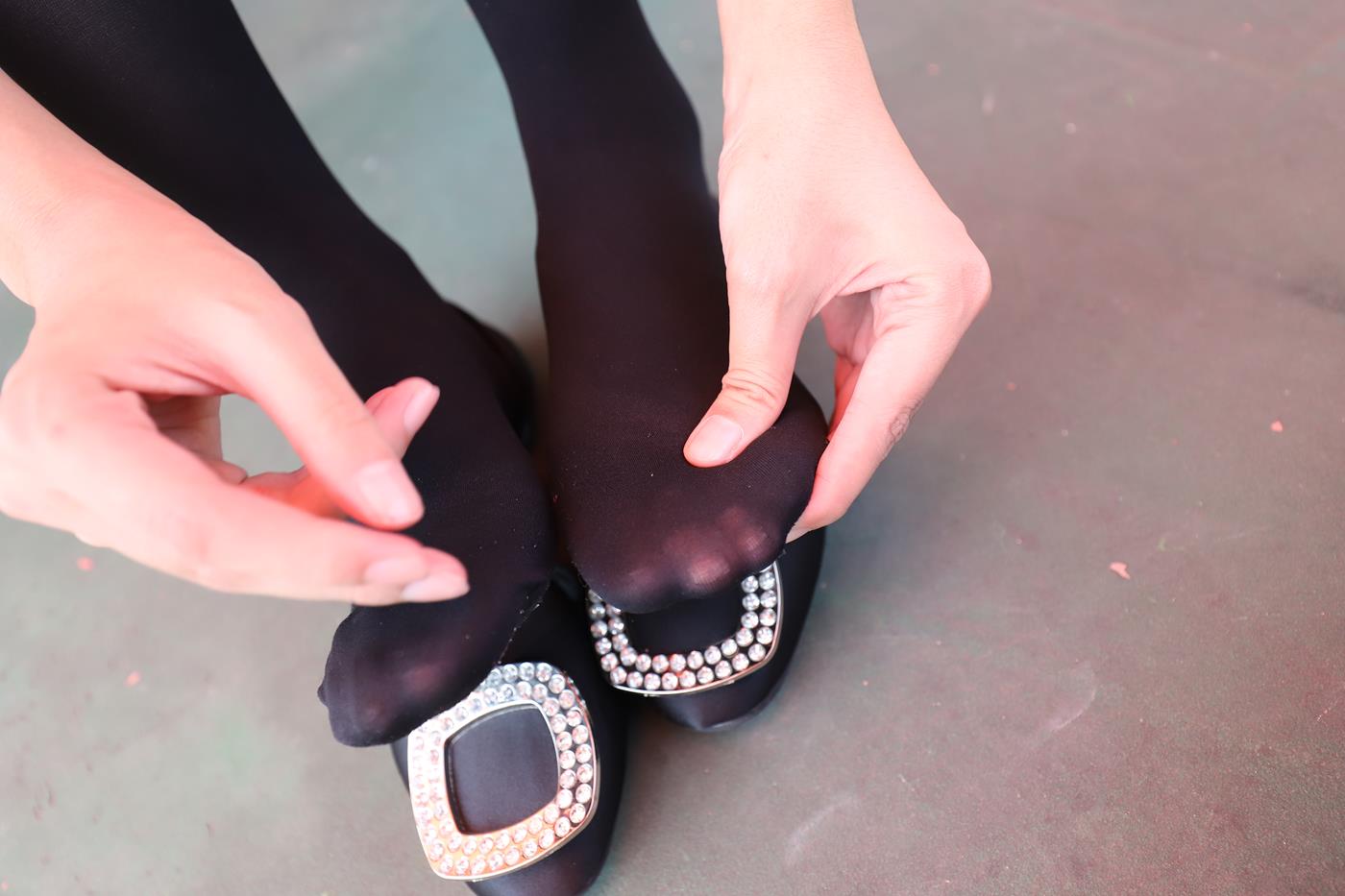 图片[47]-大西瓜爱牙膏-2019 9月活动 模特2（二） 黑丝碎花裙 (6) [60P] – 速更版-美库