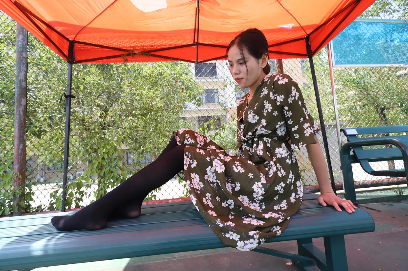 图片[52]-大西瓜爱牙膏-2019 9月活动 模特2（二） 黑丝碎花裙 (6) [60P] – 速更版-美库