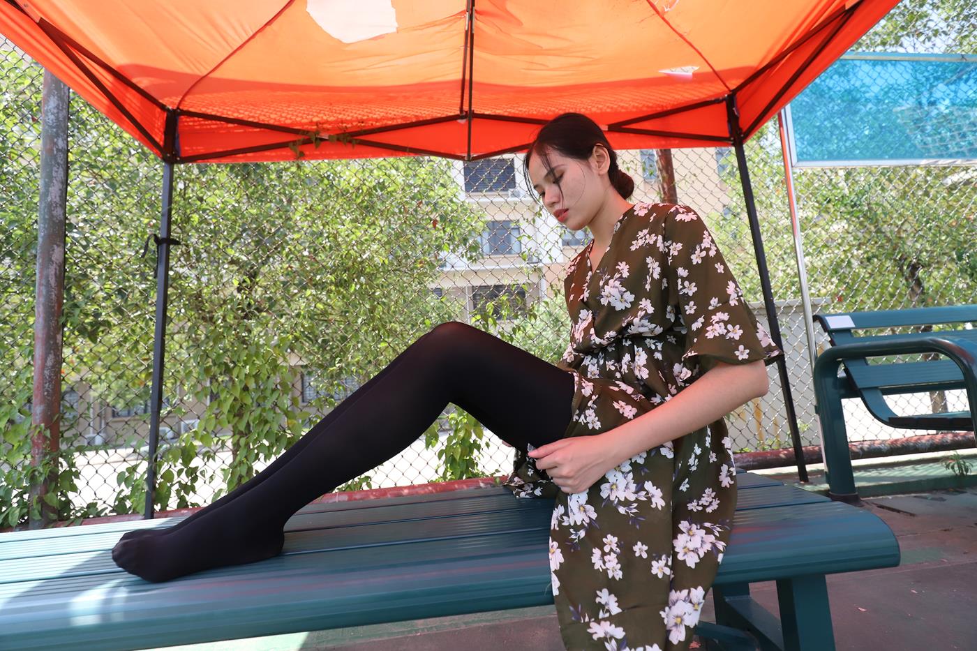 图片[53]-大西瓜爱牙膏-2019 9月活动 模特2（二） 黑丝碎花裙 (6) [60P] – 速更版-美库