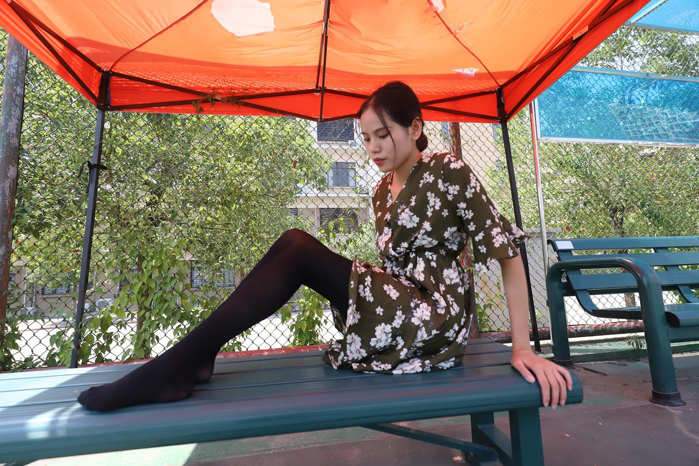 图片[54]-大西瓜爱牙膏-2019 9月活动 模特2（二） 黑丝碎花裙 (6) [60P] – 速更版-美库