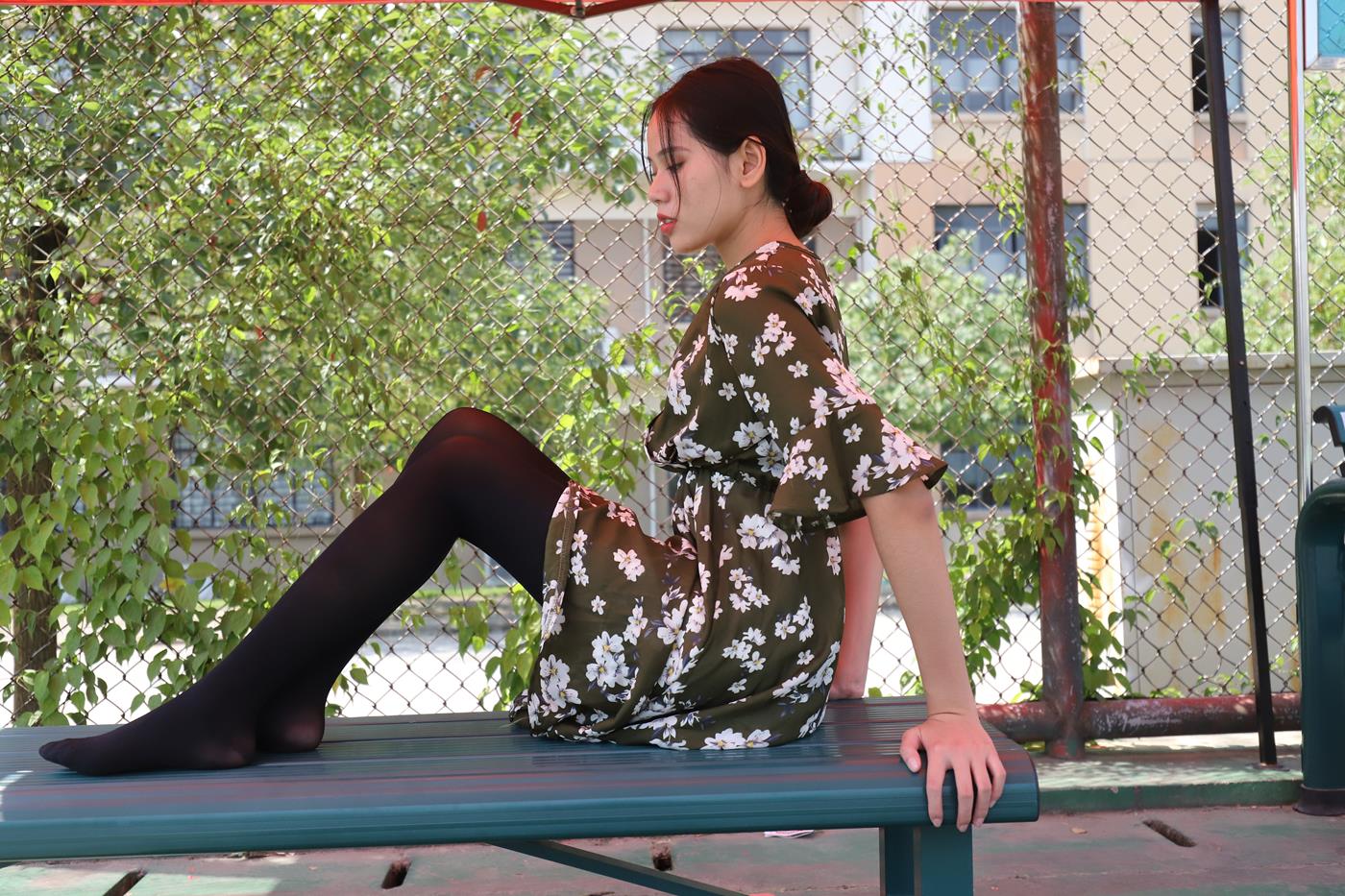 图片[55]-大西瓜爱牙膏-2019 9月活动 模特2（二） 黑丝碎花裙 (6) [60P] – 速更版-美库