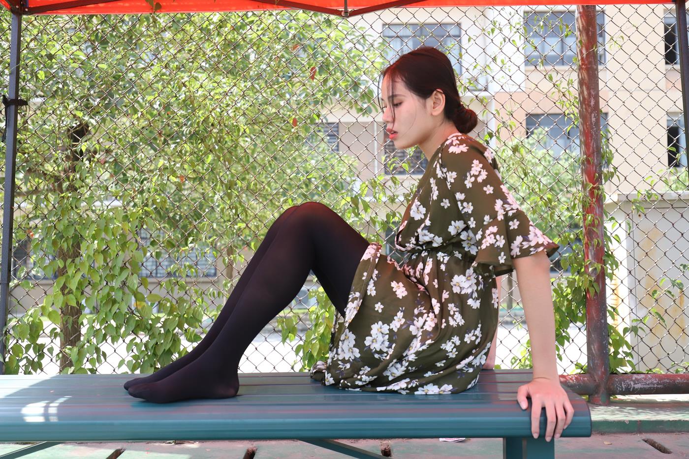 图片[56]-大西瓜爱牙膏-2019 9月活动 模特2（二） 黑丝碎花裙 (6) [60P] – 速更版-美库