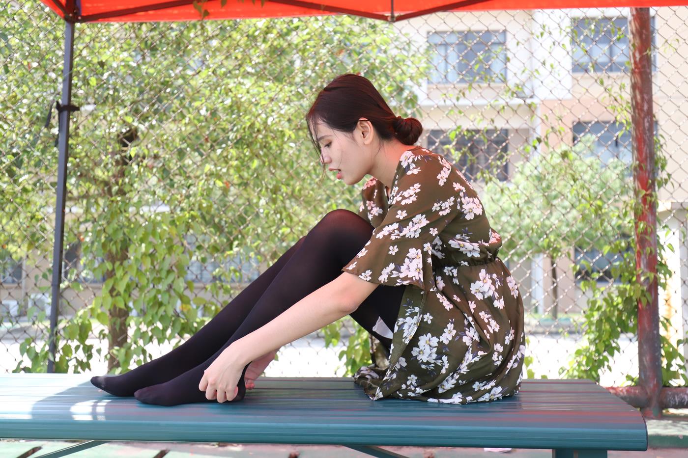 图片[60]-大西瓜爱牙膏-2019 9月活动 模特2（二） 黑丝碎花裙 (6) [60P] – 速更版-美库