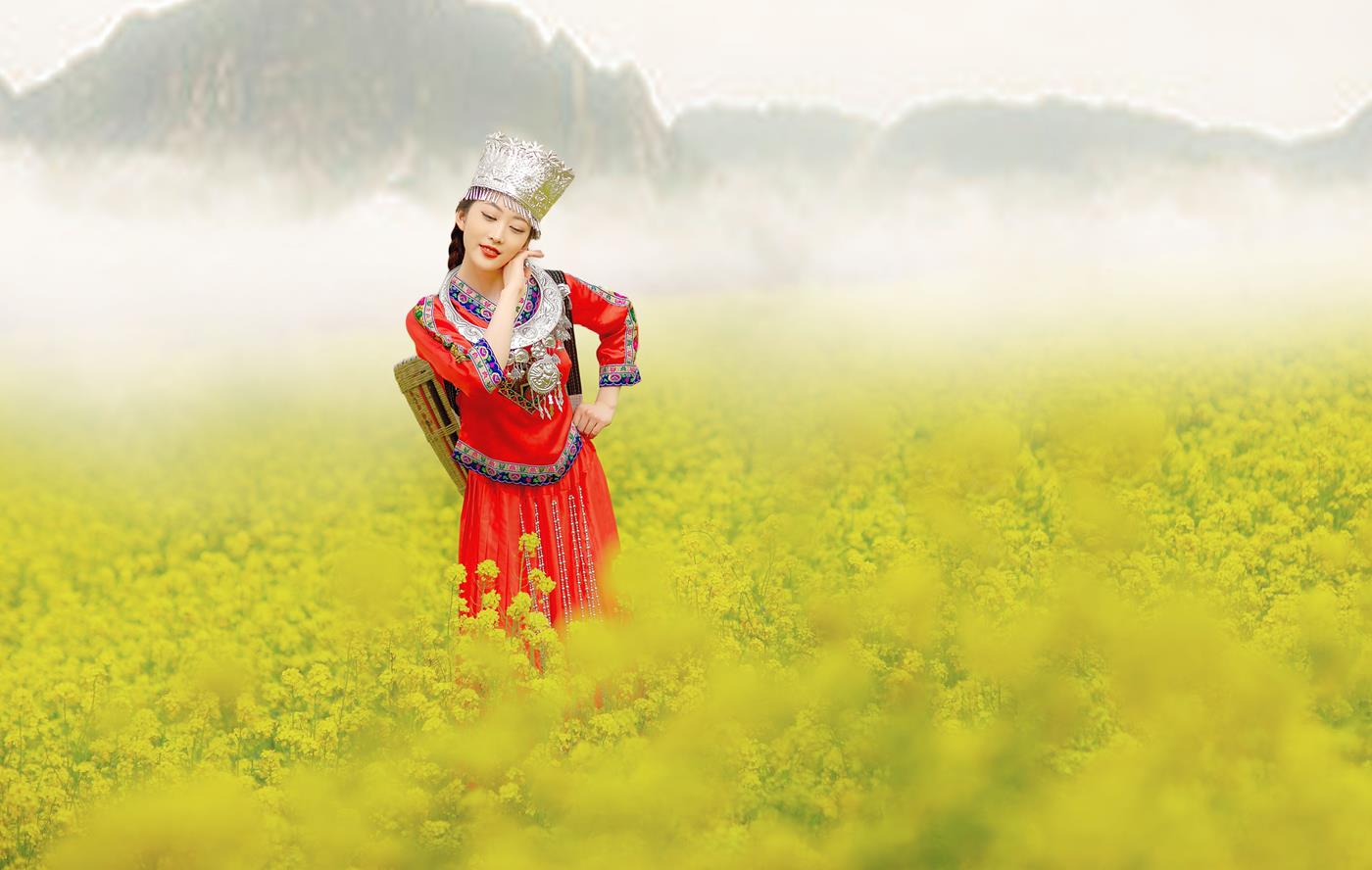 图片[27]-[YITUYU艺图语] 2021.11.09 油菜花开 如意 [33P] – 速更版-美库