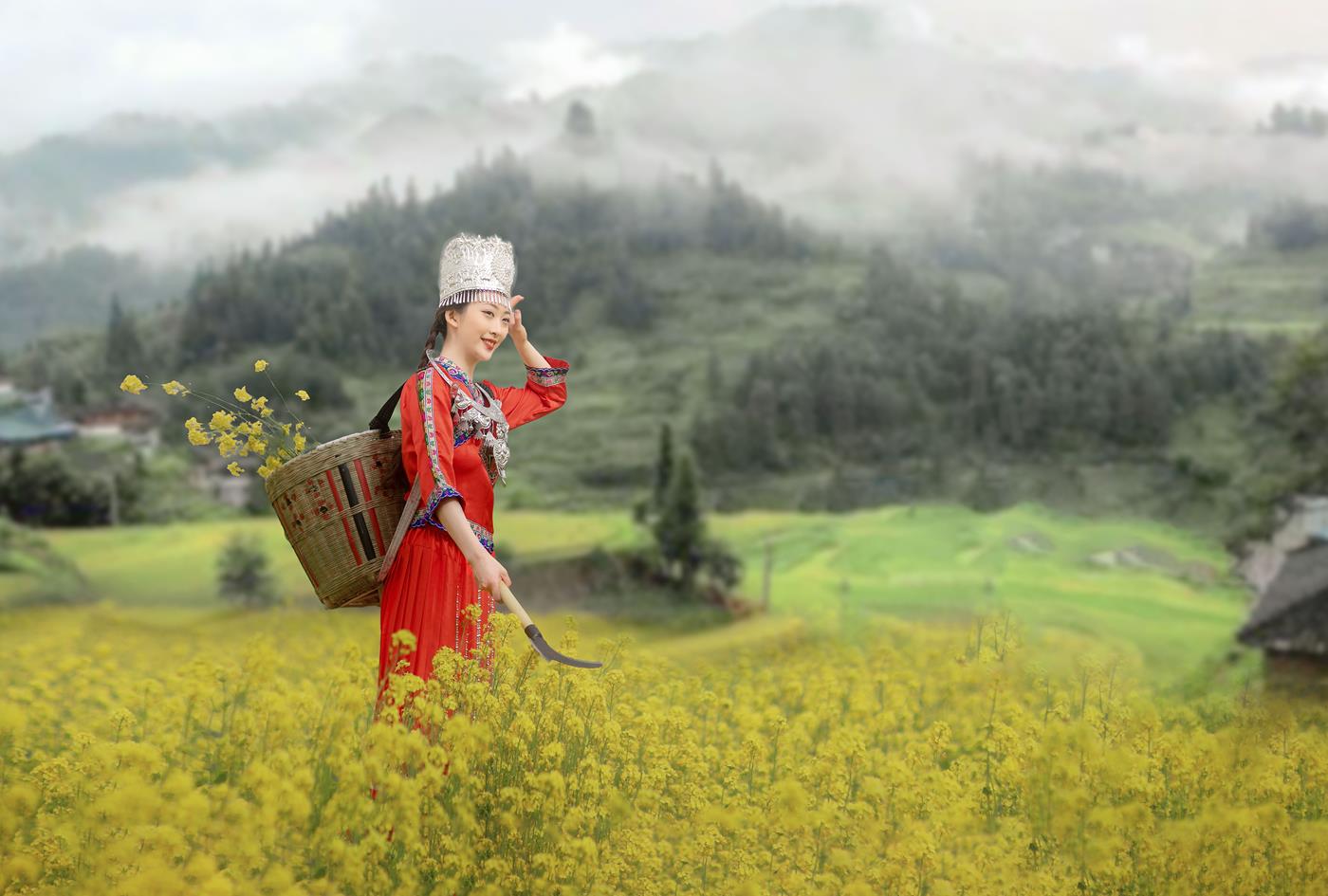 图片[28]-[YITUYU艺图语] 2021.11.09 油菜花开 如意 [33P] – 速更版-美库