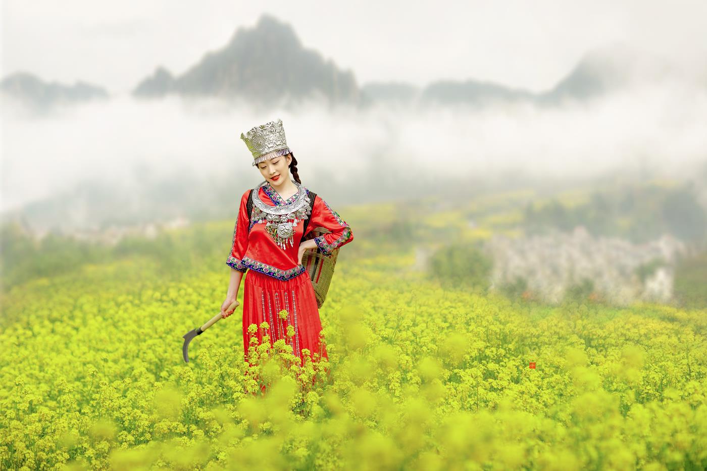 图片[30]-[YITUYU艺图语] 2021.11.09 油菜花开 如意 [33P] – 速更版-美库