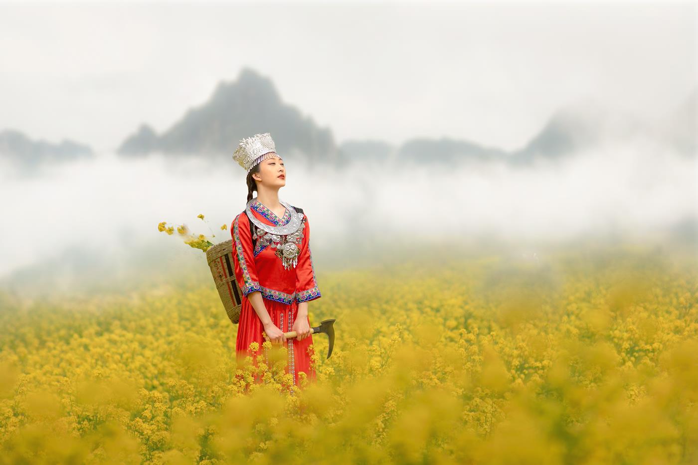 图片[31]-[YITUYU艺图语] 2021.11.09 油菜花开 如意 [33P] – 速更版-美库